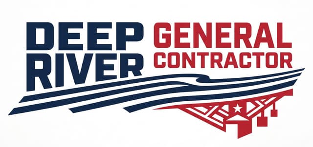 Deep River General Contractor Logo