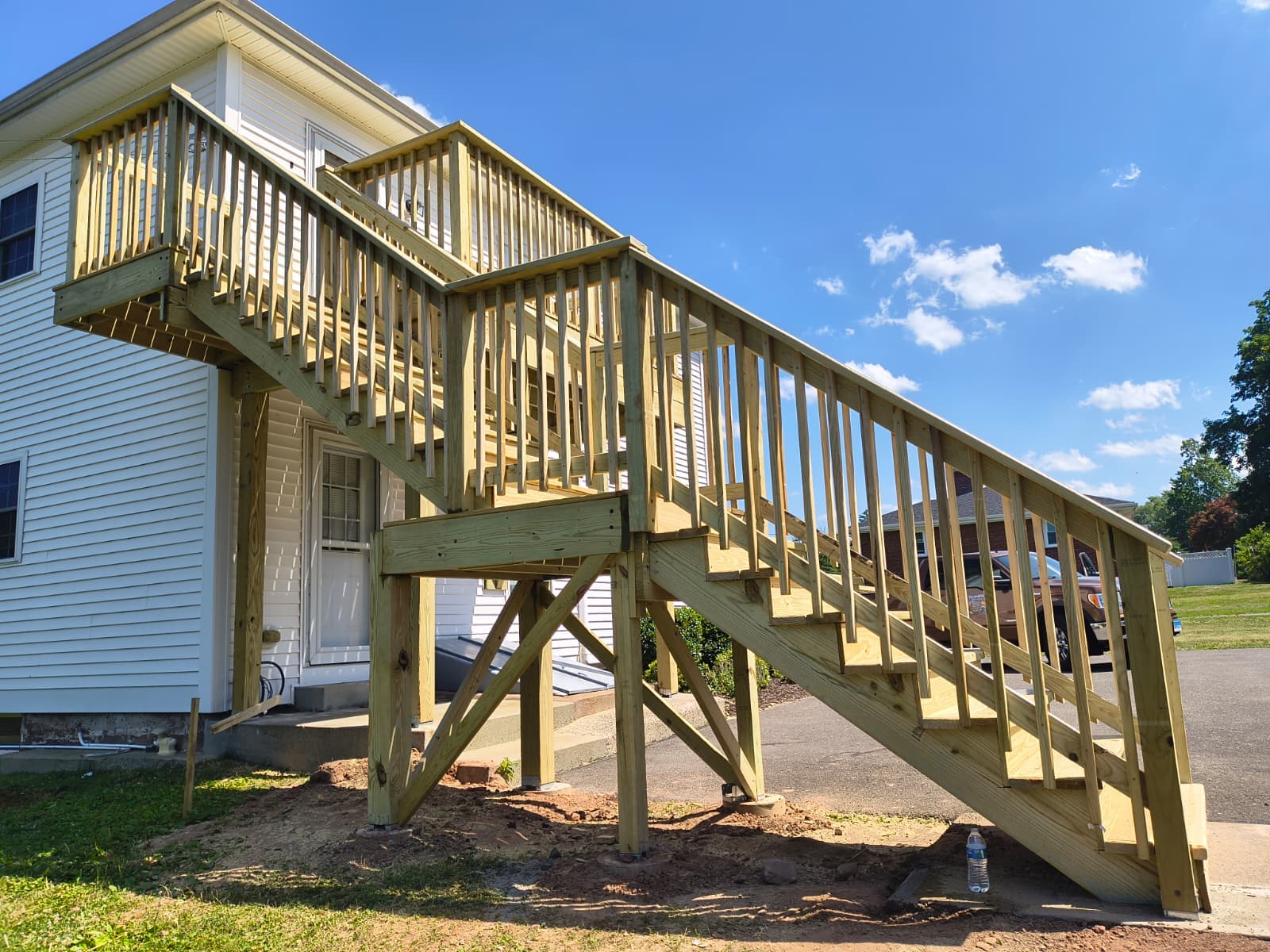 Modern Cable Railing Deck Chester CT