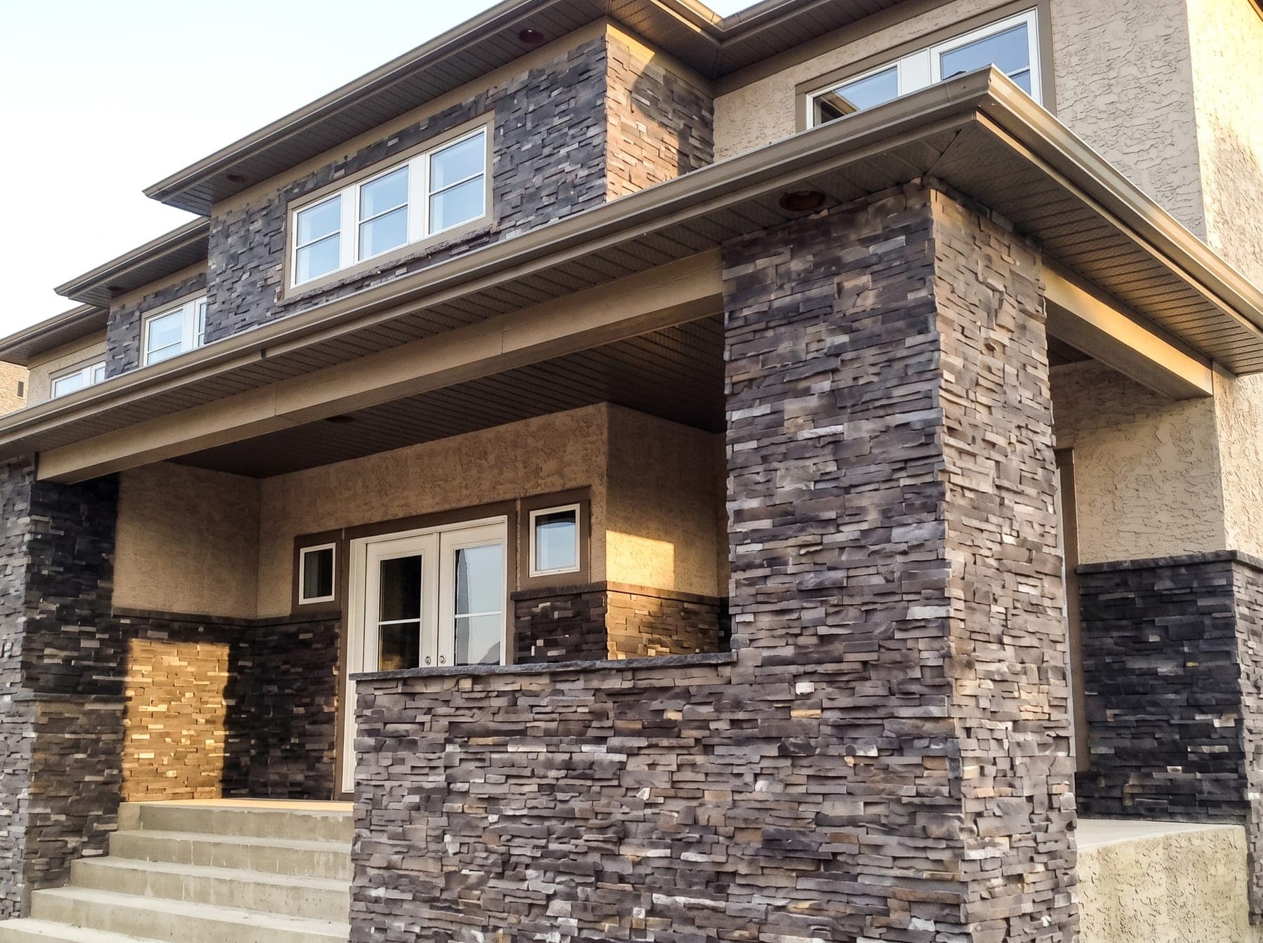 Stone Veneer Entry Porch Essex CT