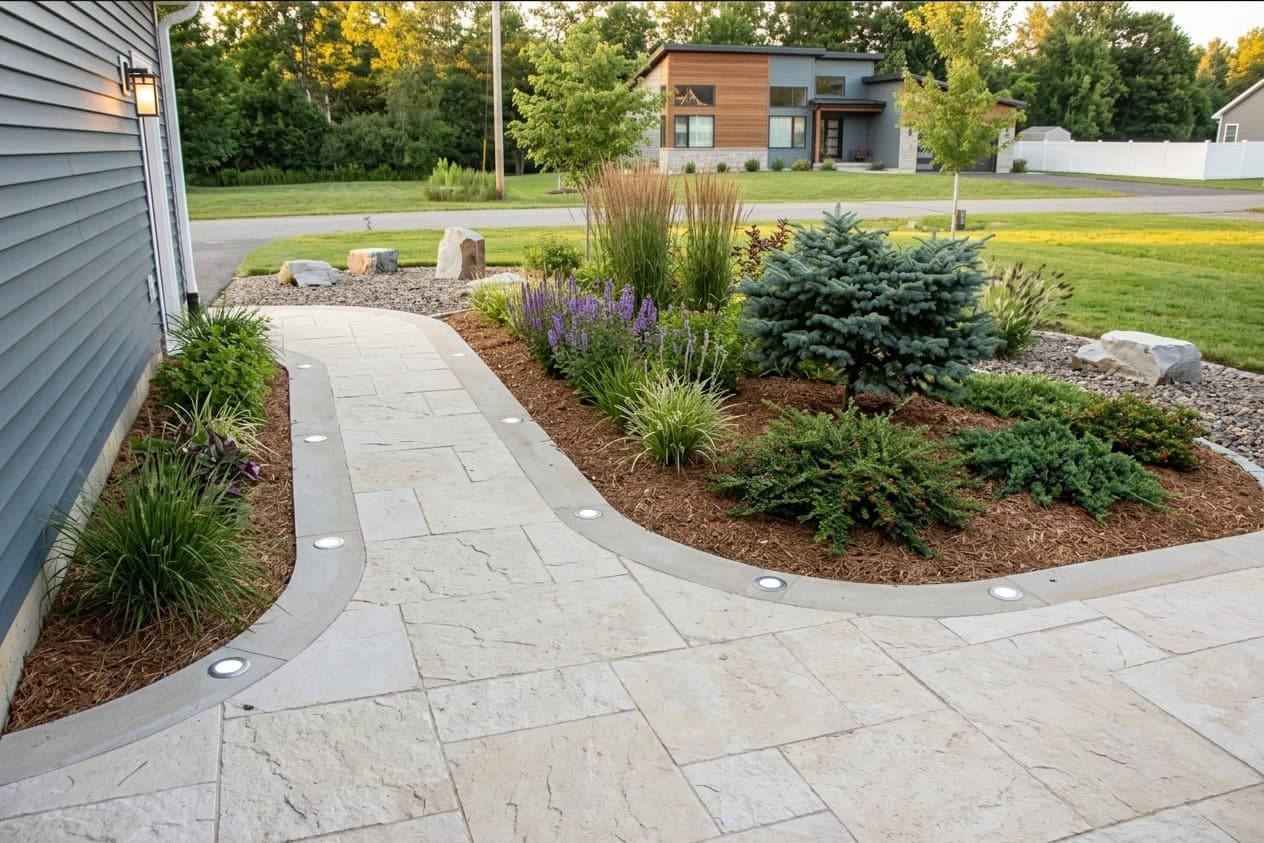 Custom Stone Steps & Brick Walkway Essex CT