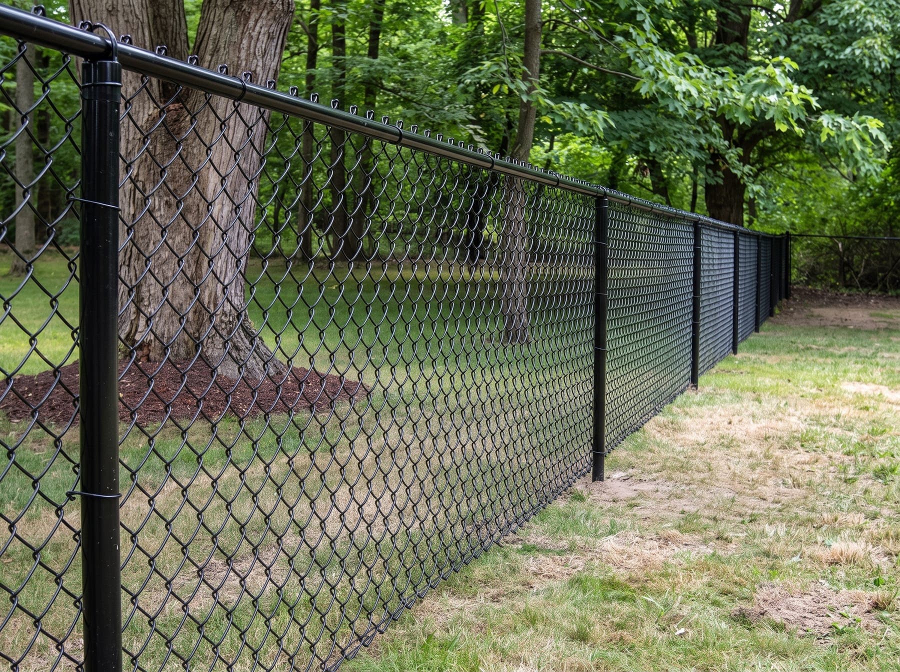 Custom Wooden Fence Installation